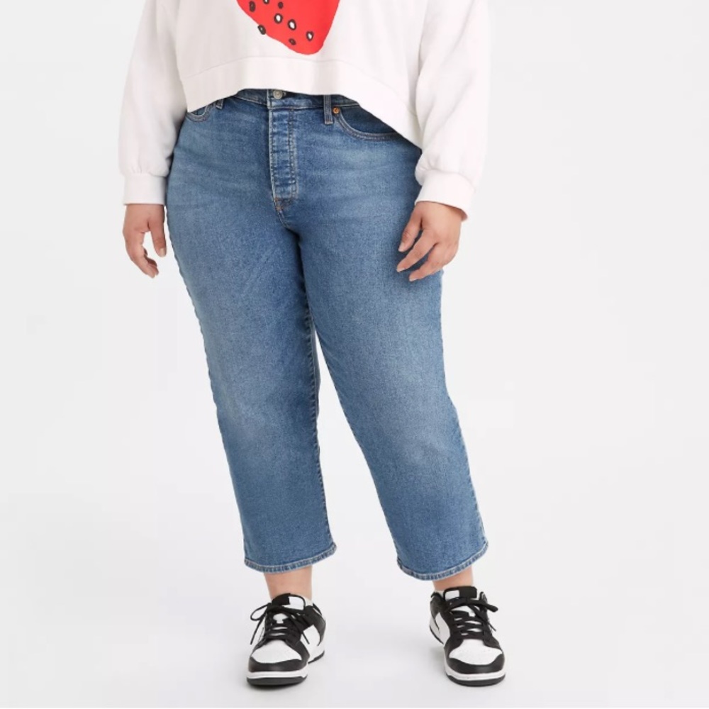 NWT Levi’s Wedgie Straight plus size button fly jeans - size 20W